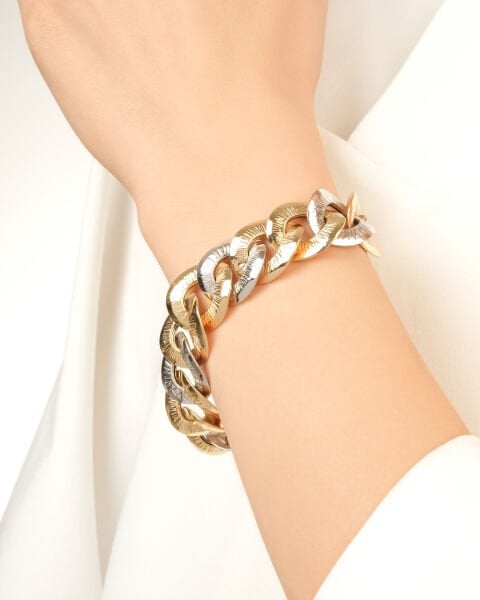 14 Ayar Altın 3 renk Hallow  Bileklik