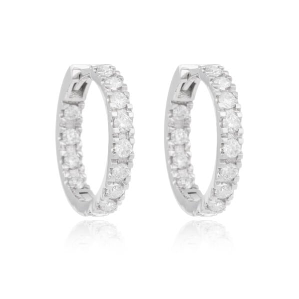 Pırlanta Halka Küpe