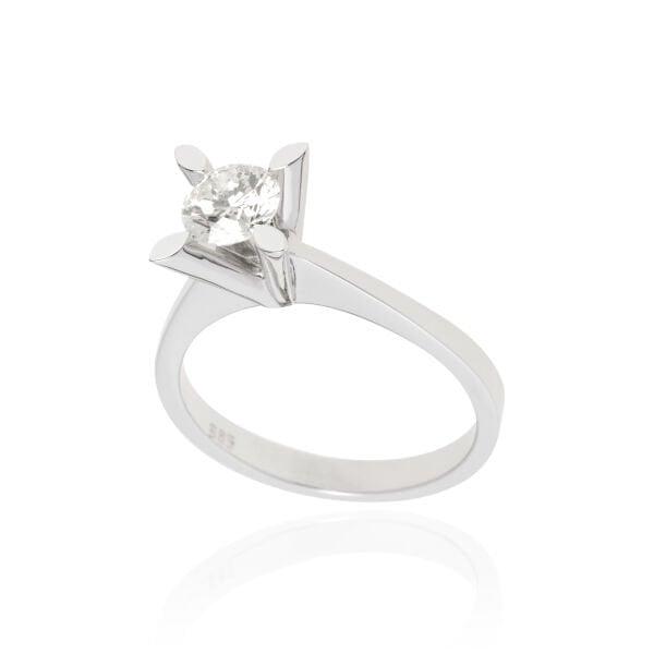 0.80 Karat Pırlanta Tektaş Yüzük