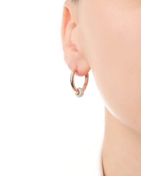 Pırlanta Tasarım Halka Küpe