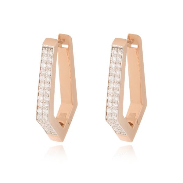 Pırlanta Tasarım Küpe