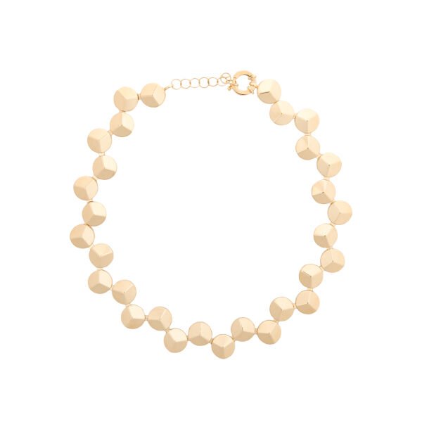 14 Ayar Altın Geometrik Form Takı Seti