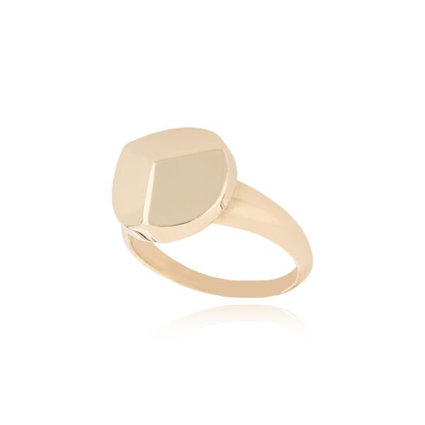 14 Ayar Altın Geometrik Form Takı Seti