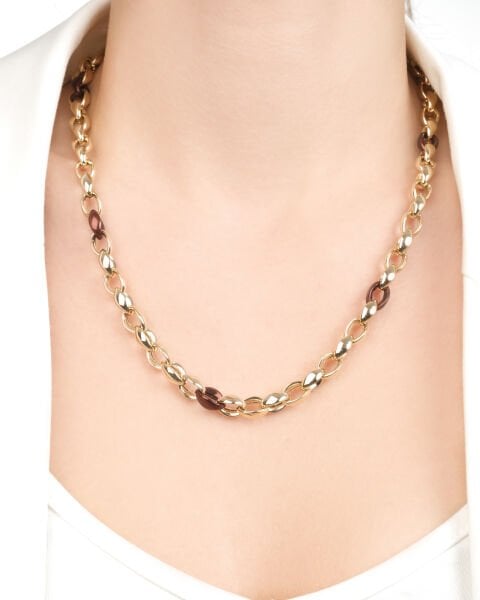 14 Ayar Altın Mineli Kolye Bileklik Set