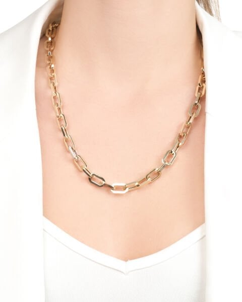 14 Ayar Altın Taşlı Ataç Kolye - Bileklik Set