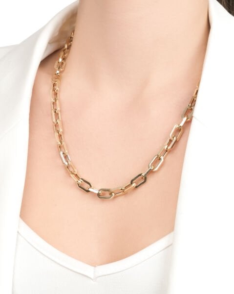 14 Ayar Altın Taşlı Ataç Kolye - Bileklik Set