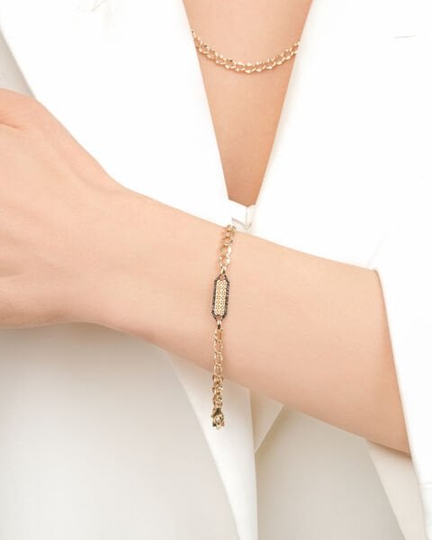 14 Ayar Altın Kolye Bileklik Set