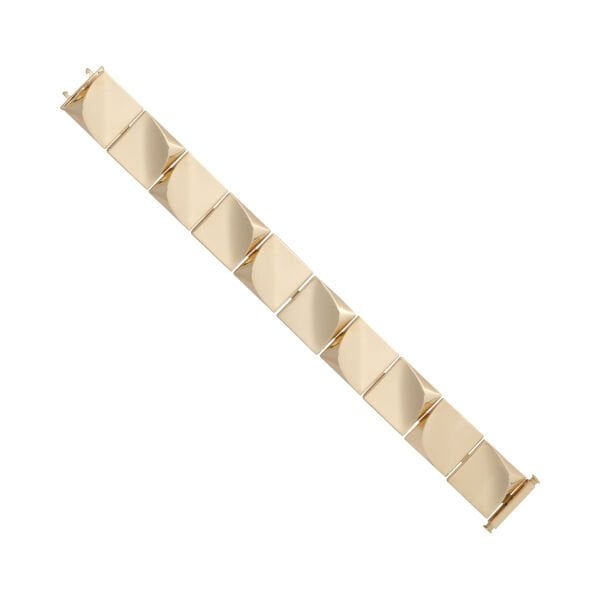 14 Ayar Altın Kare Formlu Tasarım Set