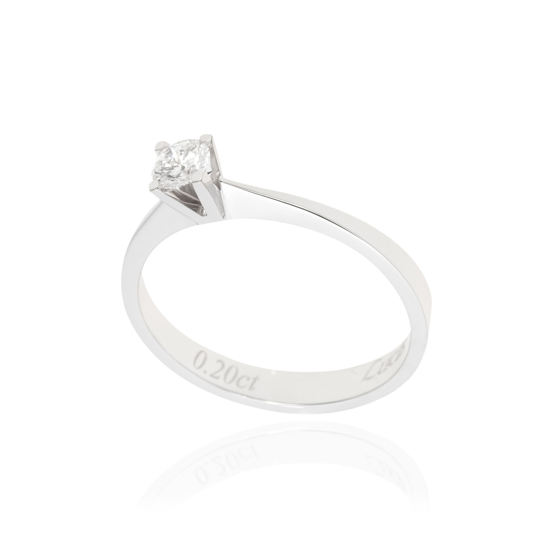 0.20 Karat Pırlanta Tektaş Yüzük