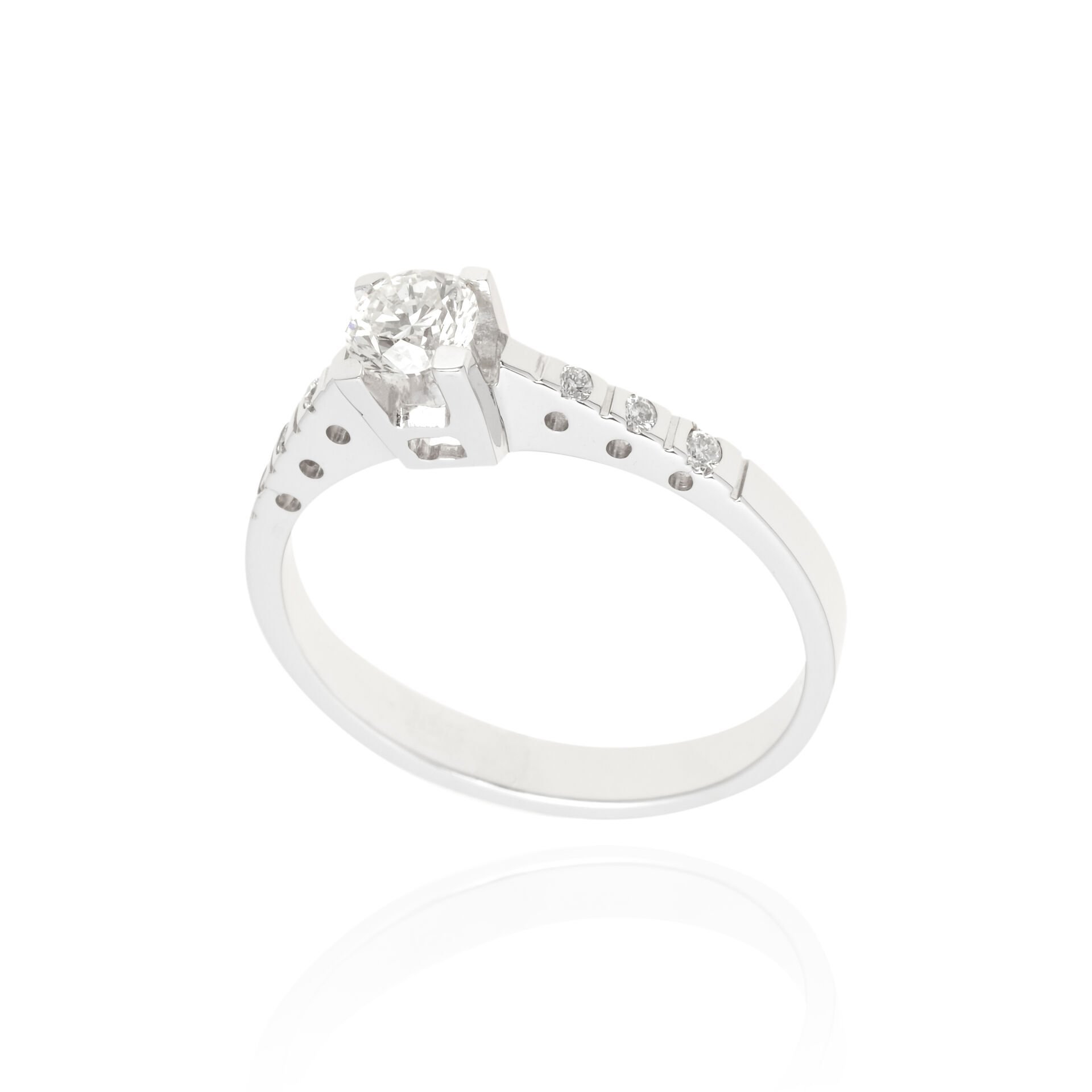 0.31 Karat Tasarım Pırlanta Tektaş Yüzük