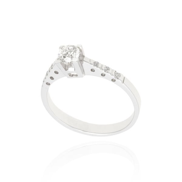 0.31 Karat Tasarım Pırlanta Tektaş Yüzük