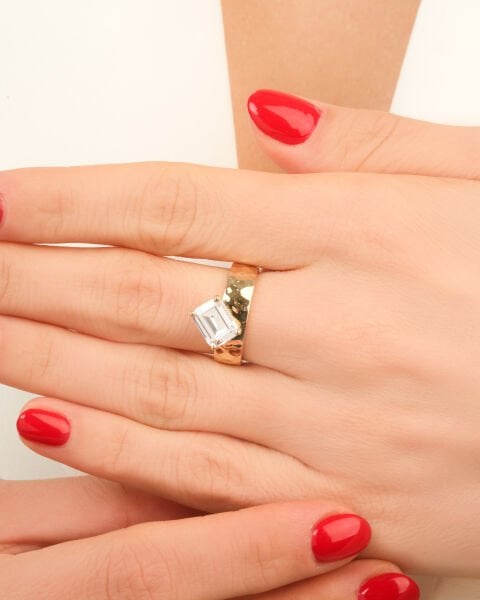 14 Ayar Altın Roberto Bravo Baget Yüzük