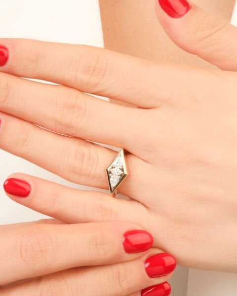 0.67 CT Pırlanta Tasarım Yüzük