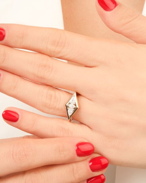 0.67 CT Pırlanta Tasarım Yüzük