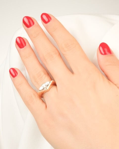 0.67 CT Pırlanta Tasarım Yüzük