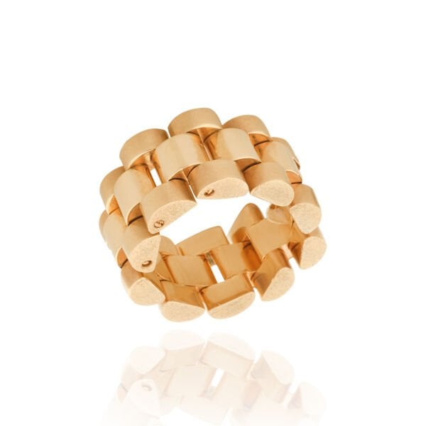 14 Ayar Altın Kordon Model Erkek Yüzük