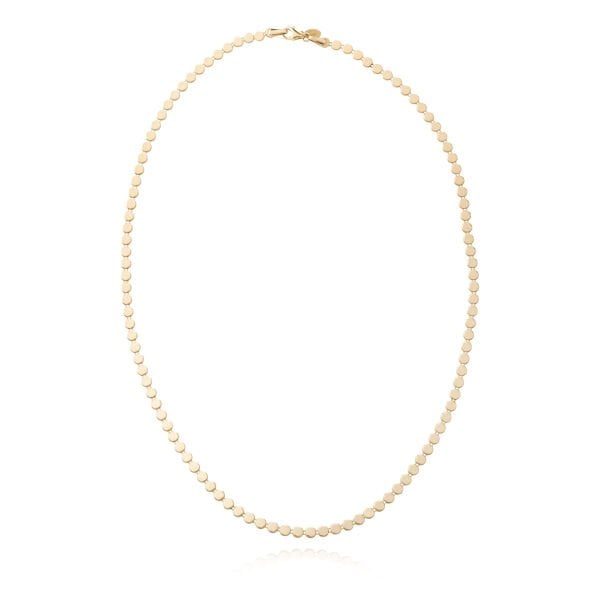 14 Ayar Altın Pullu Kolye