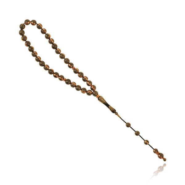 14 Ayar Altın Ayetel Kürsi Dualı Erkek Tespih