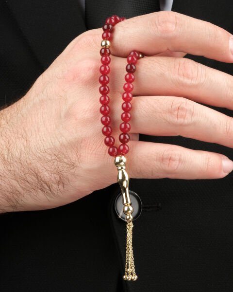 14 Ayar Altın Taşlı Tesbih