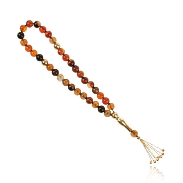 14 Ayar Altın Tasarım Tesbih