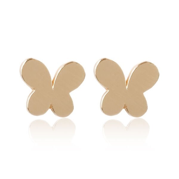 14 Ayar Altın Kelebek Figürlü Çocuk Küpe