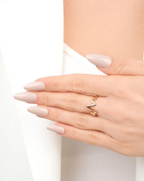 14 Ayar Altın Cetaş Minima Ritim Yüzük