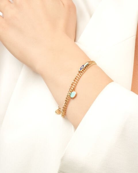 14 Ayar Altın Cetaş Fortuna Bileklik