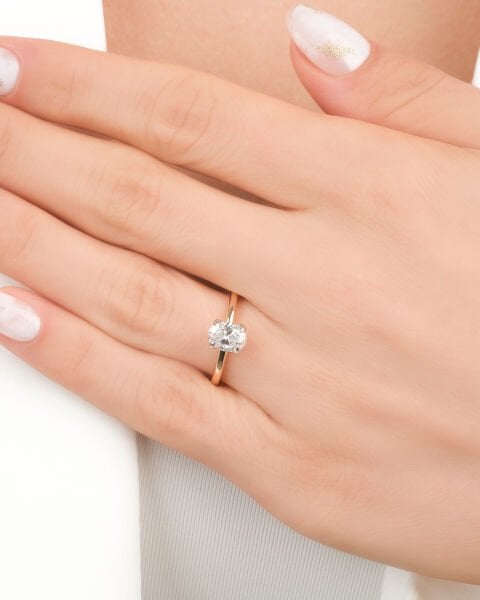 0.52 Karat Pırlanta Tektaş Yüzük