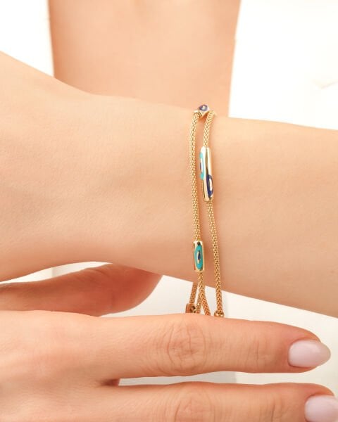 14 Ayar Altın Cetaş Fortuna Bileklik