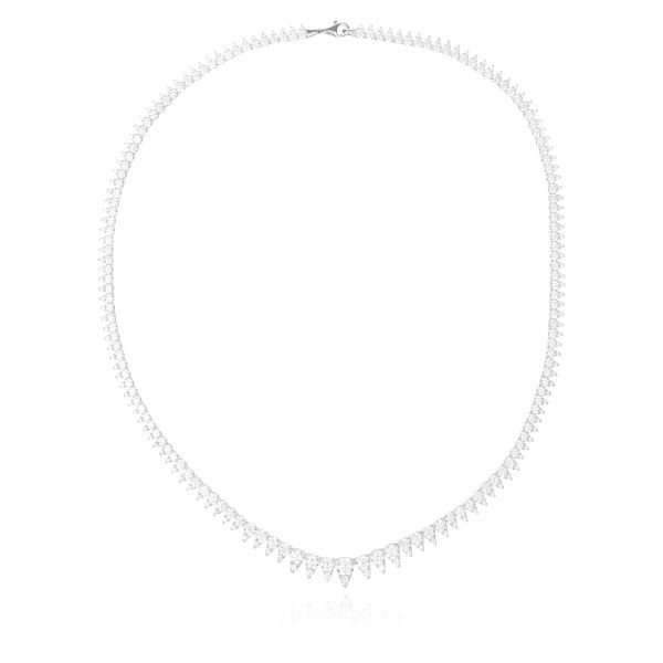 14 Ayar Altın Tasarım Zirkon Taşlı Kolye