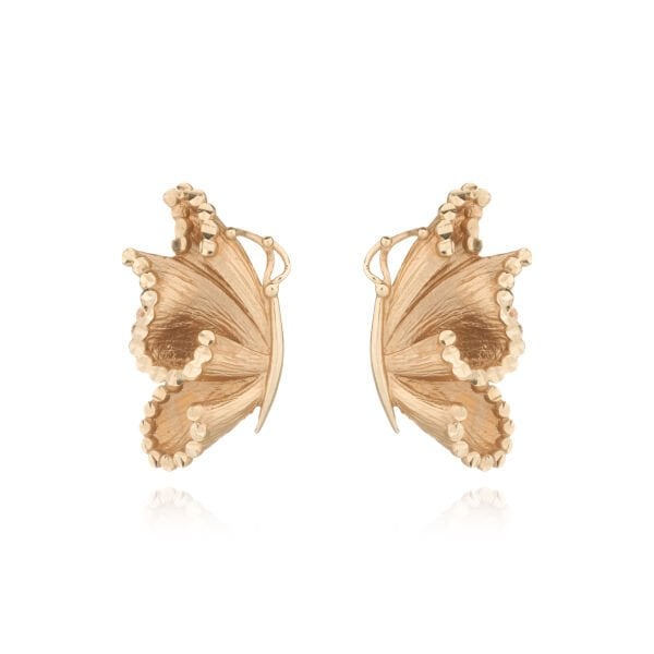 14 Ayar Altın Roberto Bravo Soul Dance Kelebek Küpe