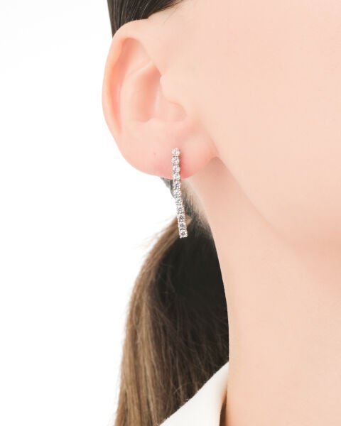 14 Ayar Altın Su Yolu Tasarım Küpe