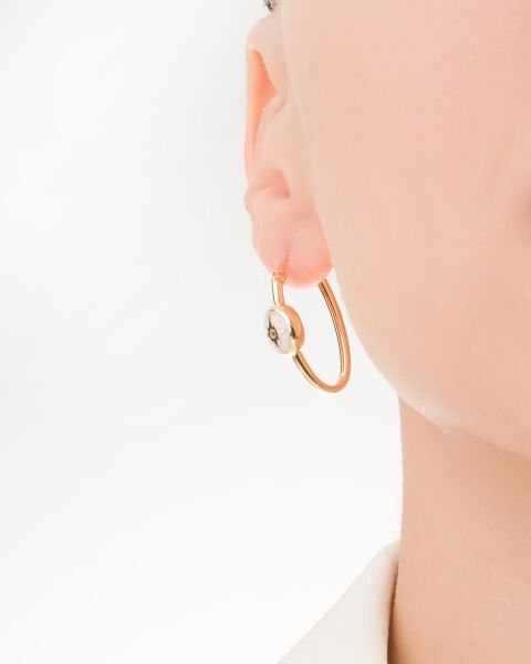 Cetaş Eterna 14 Ayar Altın Kutup Yıldızı Küpe