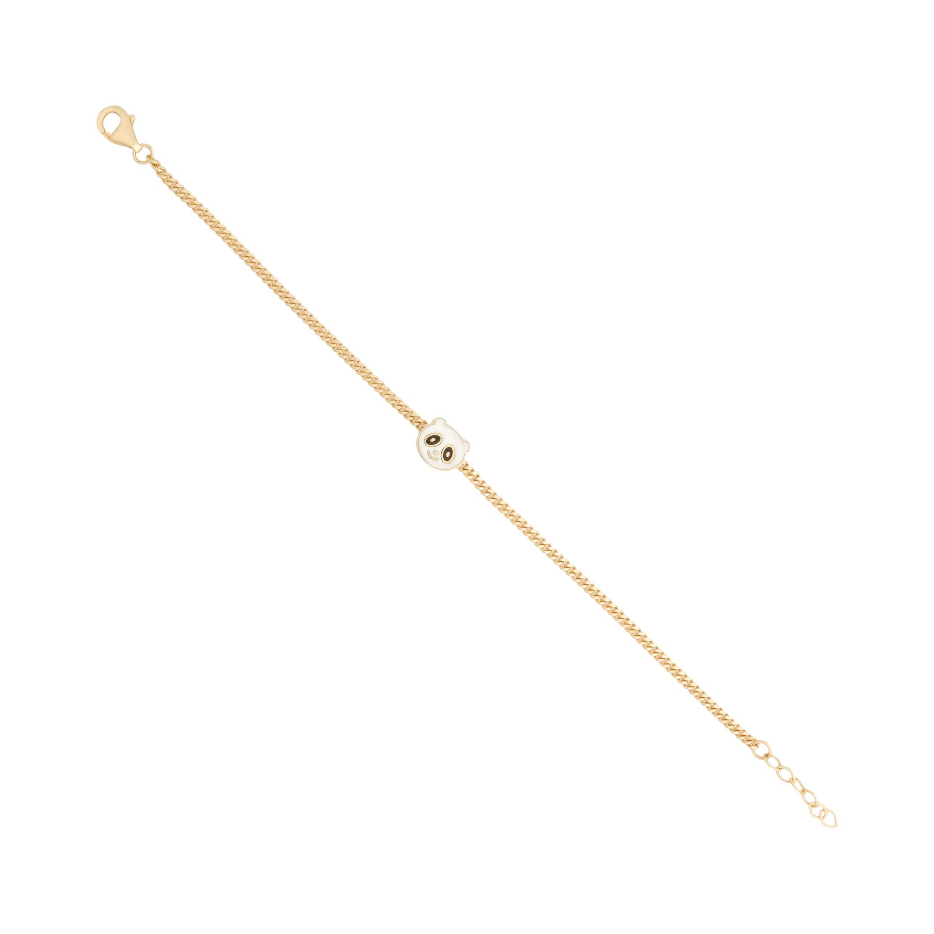 14 Ayar Altın Ayıcık Figürlü Çocuk Bileklik