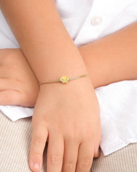 14 Ayar Altın Tweety Figürlü Çocuk Bileklik