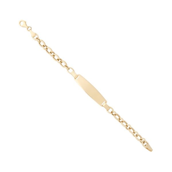 14 Ayar Altın Plaka Çocuk Künyesi