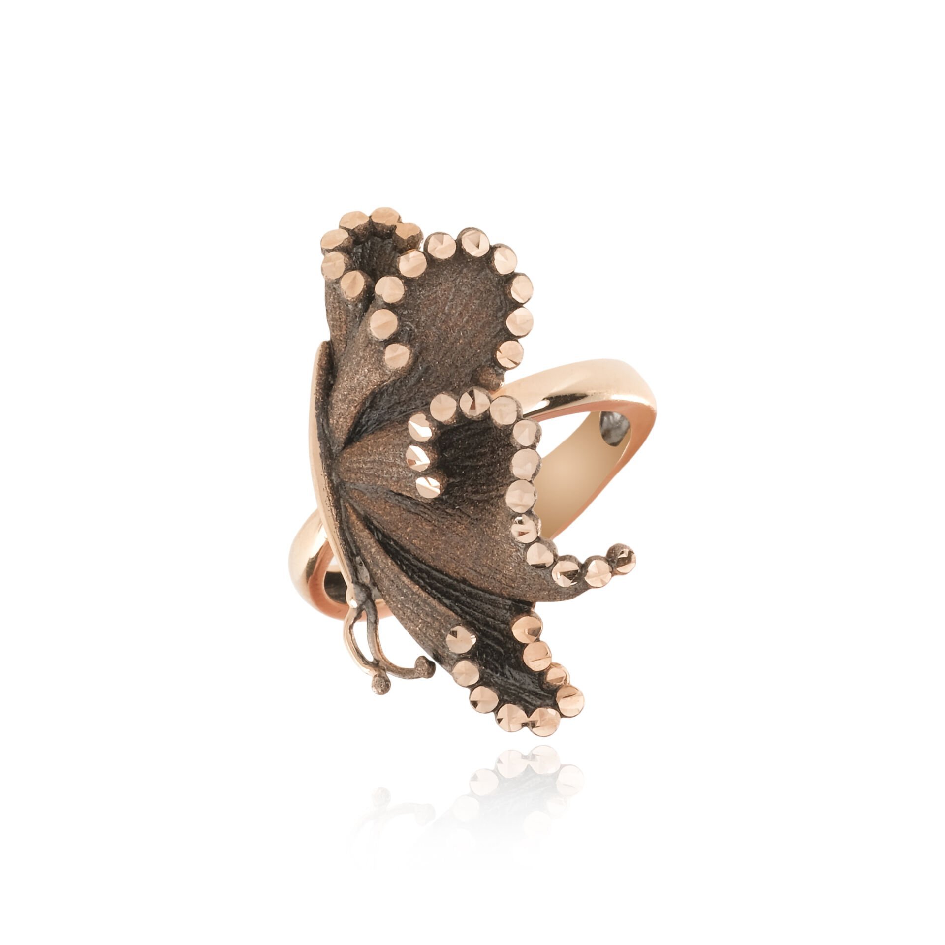 14 Ayar Rose Altın Roberto Bravo Soul Dance Yüzük