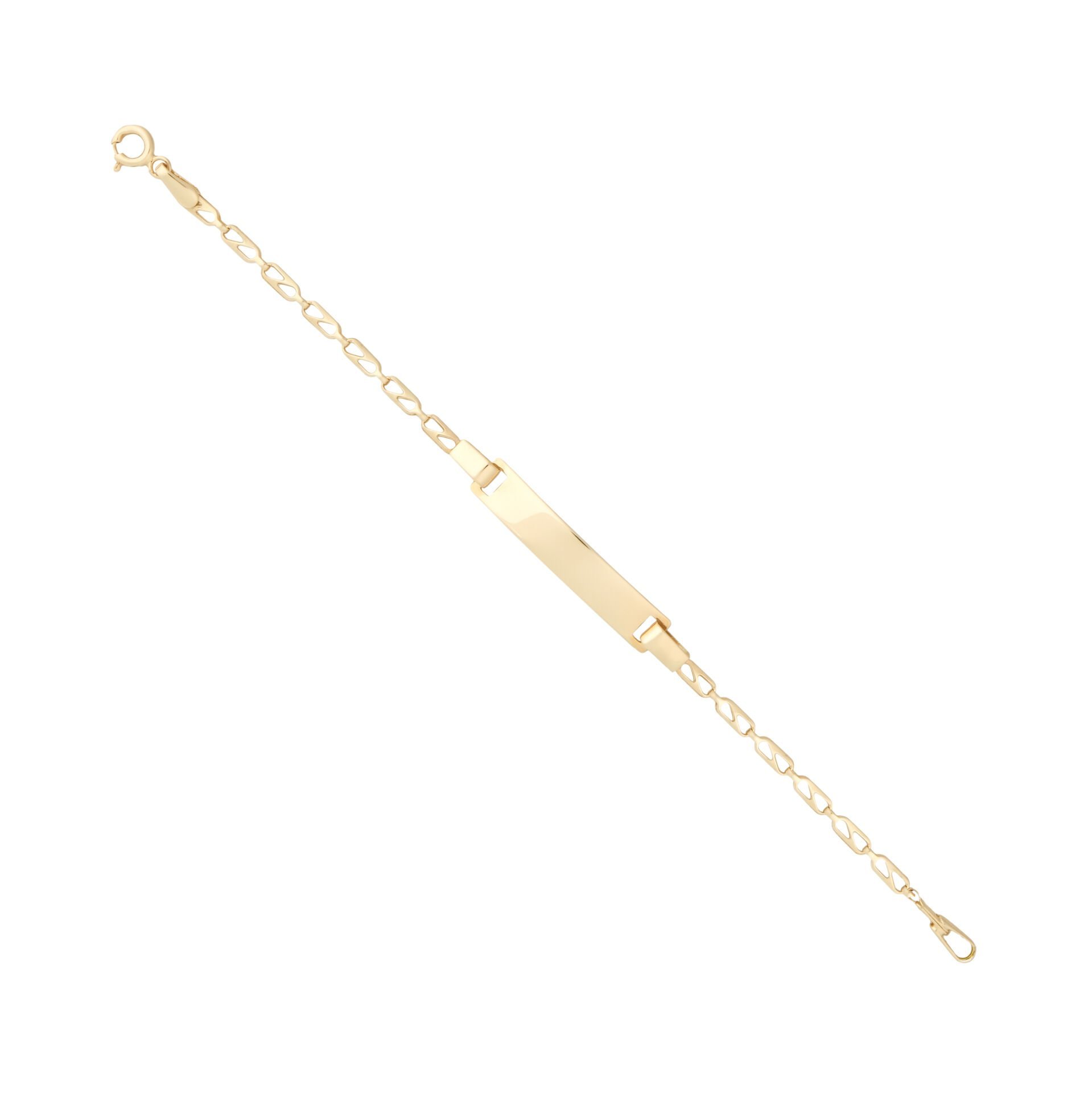 14 Ayar Altın Plaka Çocuk Künyesi