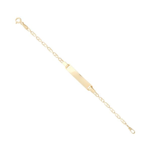 14 Ayar Altın Plaka Çocuk Künyesi