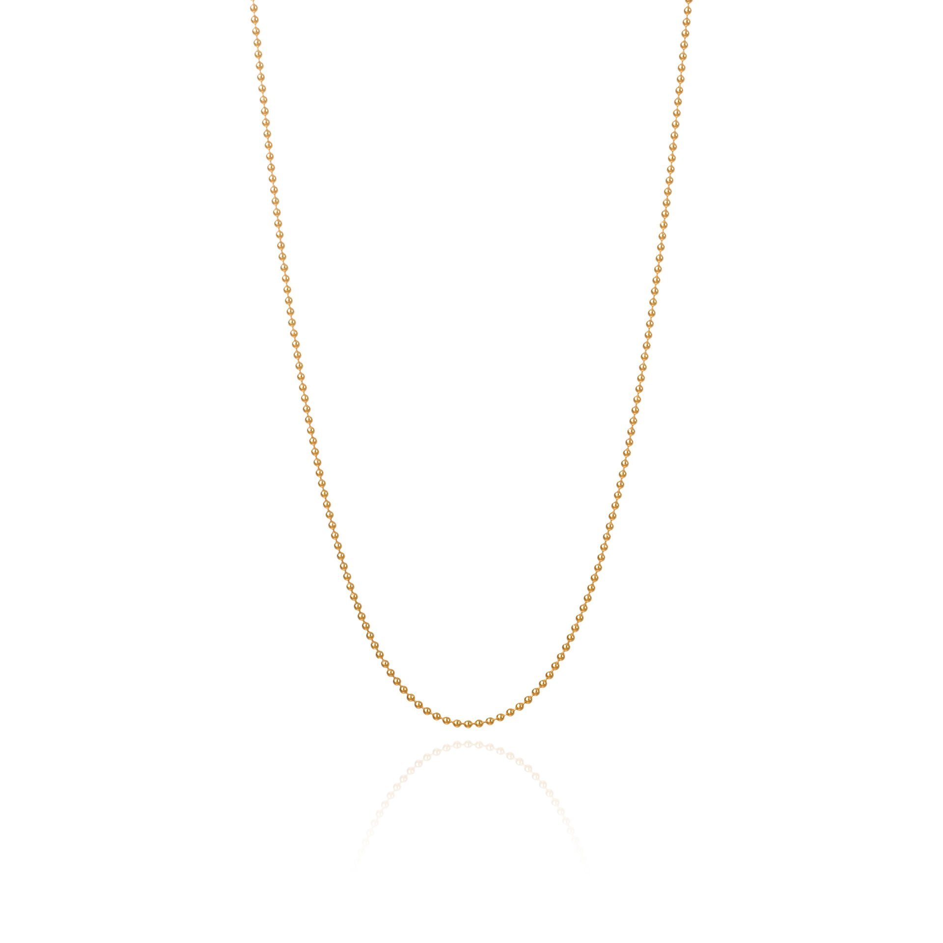 14 Ayar Altın Top Zincir