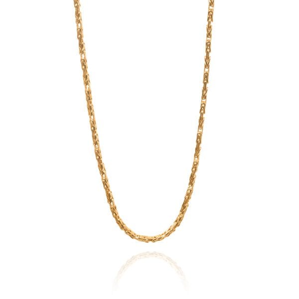 14 Ayar Altın Erkek Kral Zincir