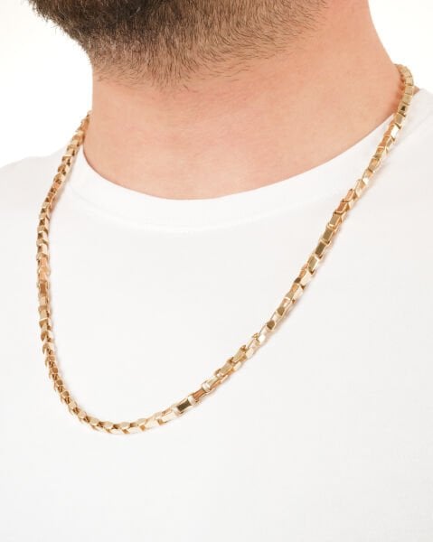 14 Ayar Altın Erkek Tasarım Zincir