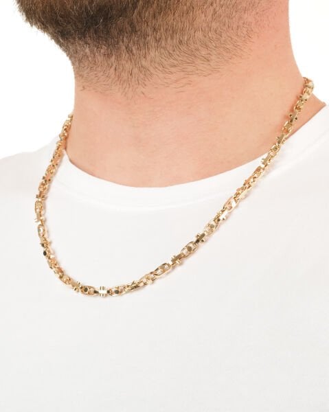 14 Ayar Altın Erkek Tasarım Zincir