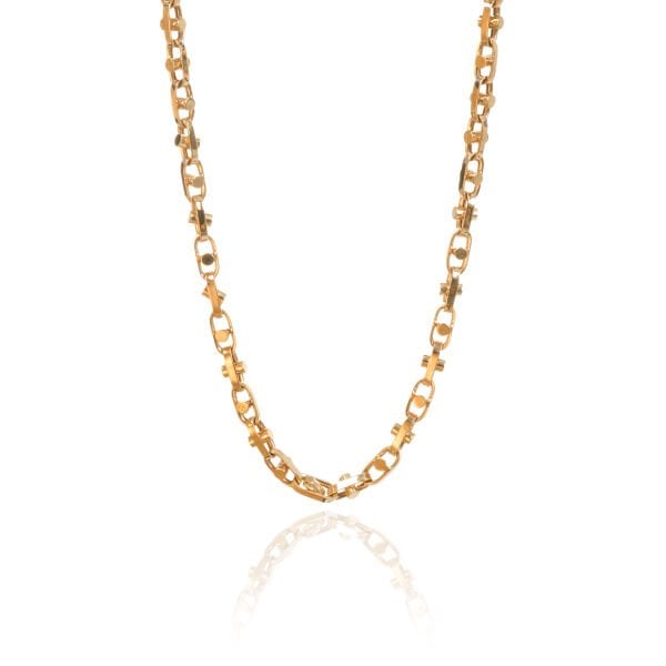 14 Ayar Altın Erkek Tasarım Zincir