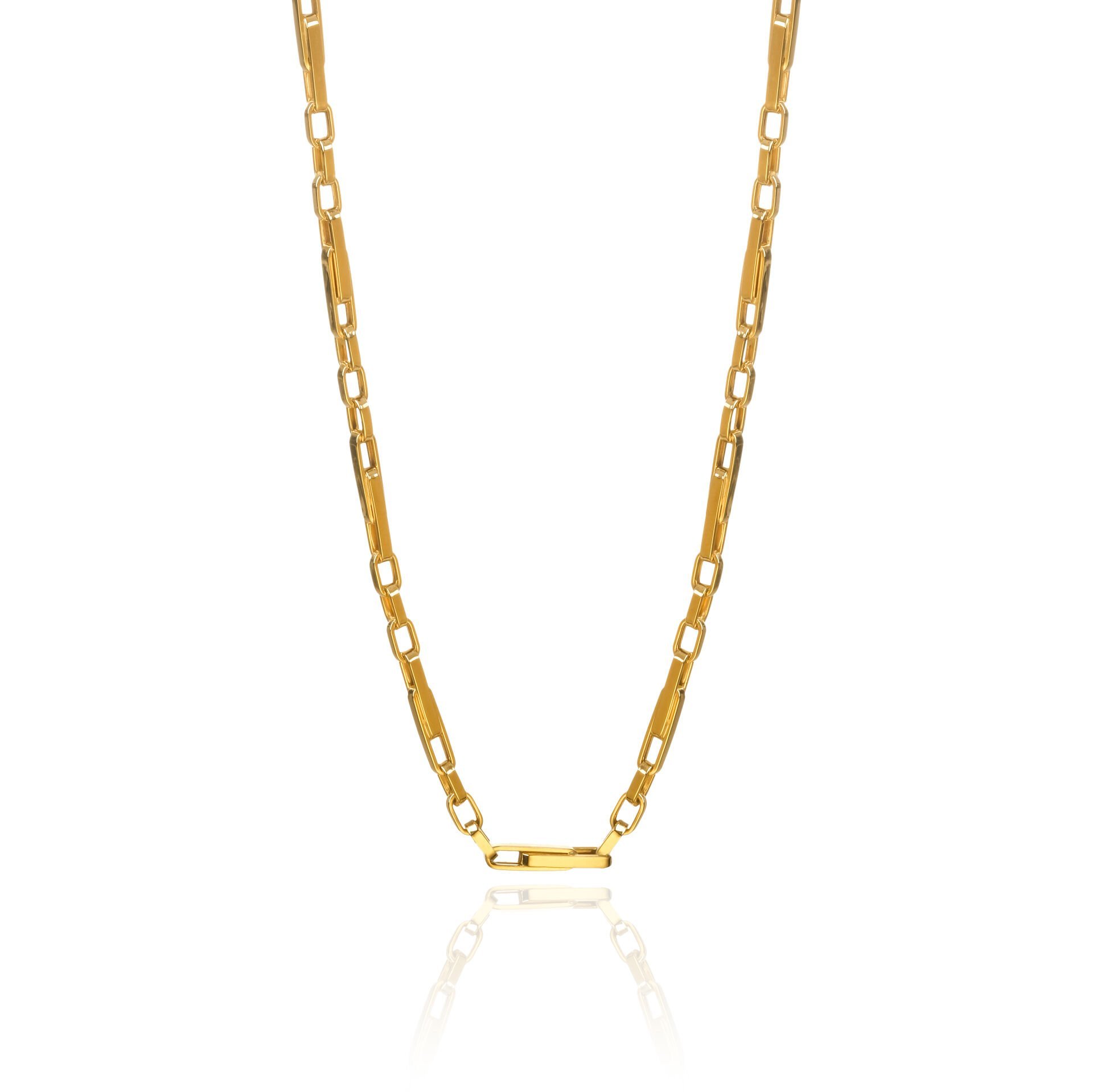 14 Ayar Altın Erkek Tasarım Zincir