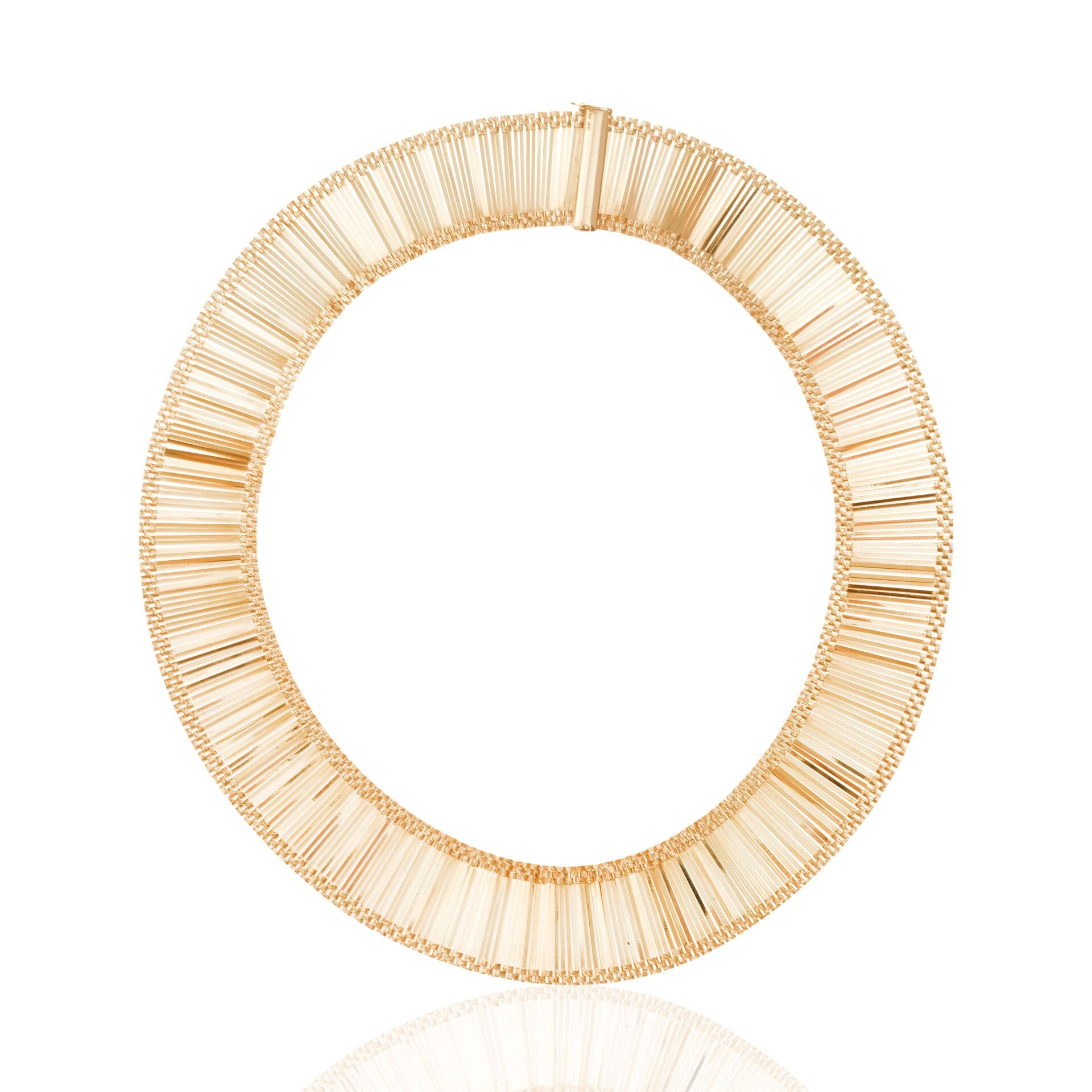 14 Ayar Altın Işıltılı Kleopatra Model Gerdanlık