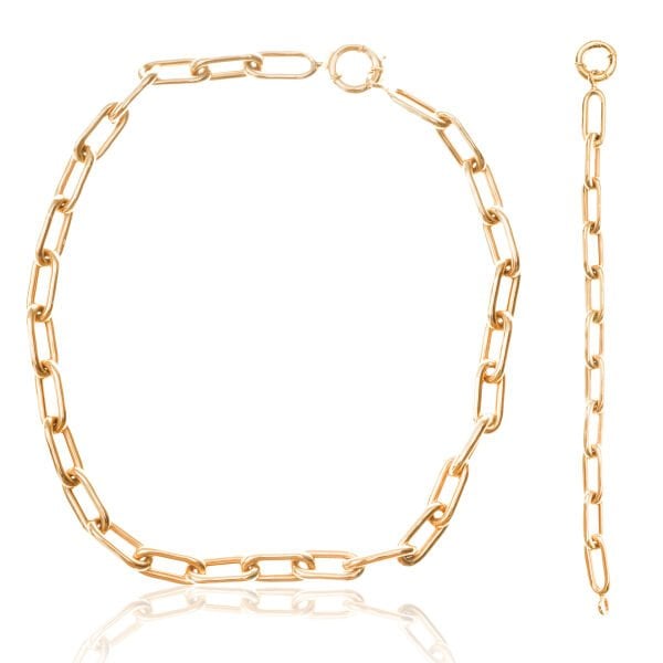 14 Ayar Altın Ataç Zincir Set