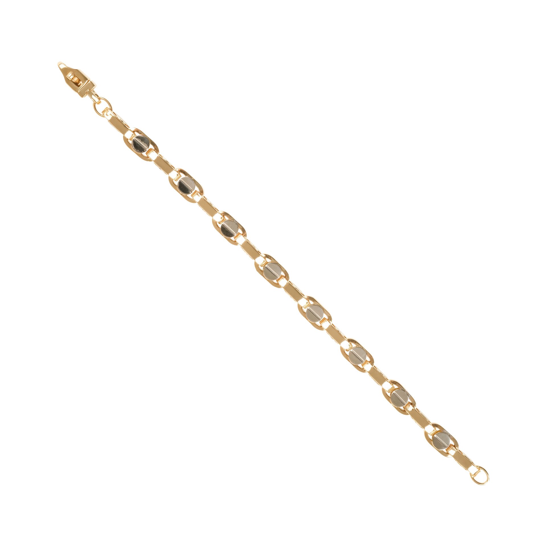 14 Ayar Altın Tasarım Erkek Bileklik