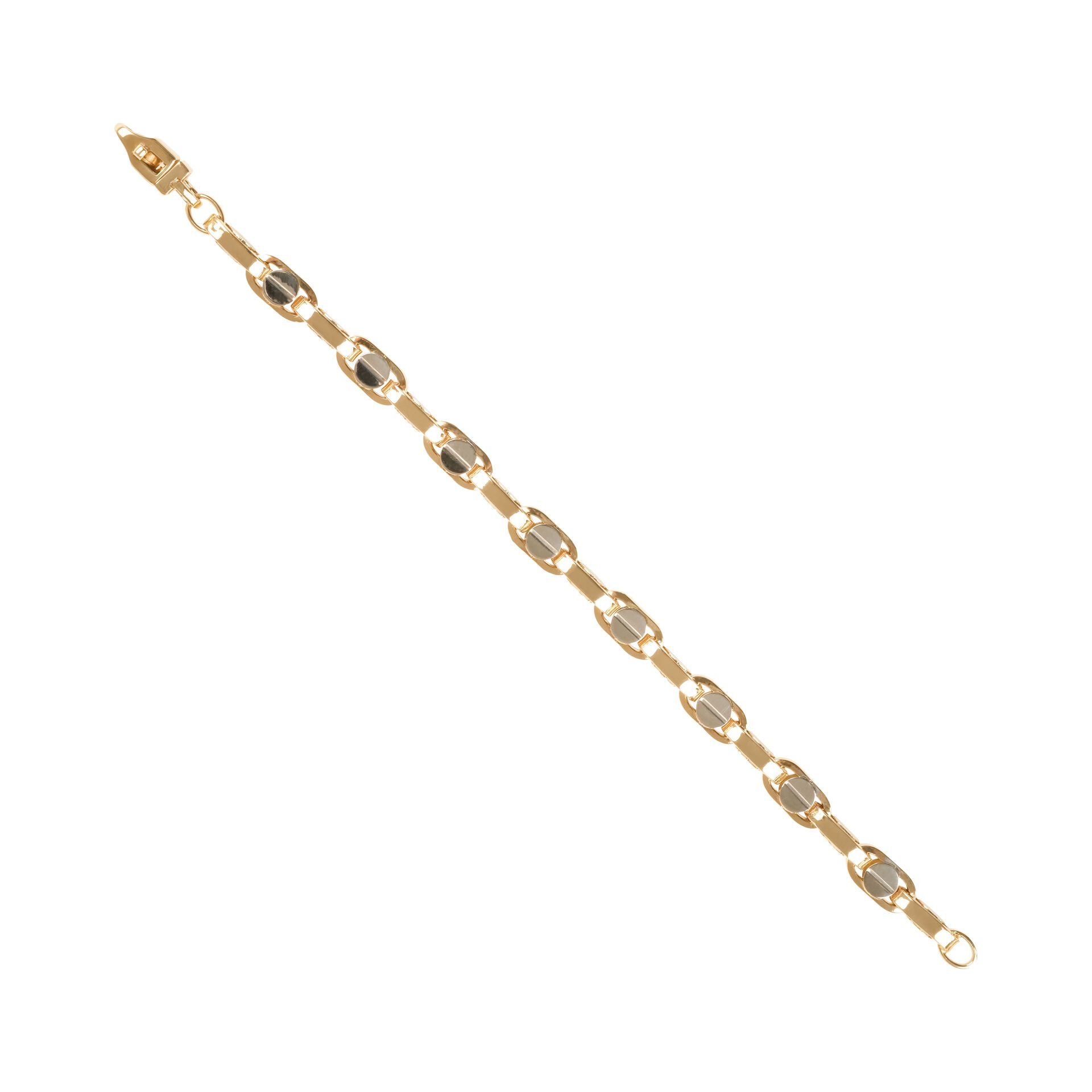 14 Ayar Altın Tasarım Erkek Bileklik