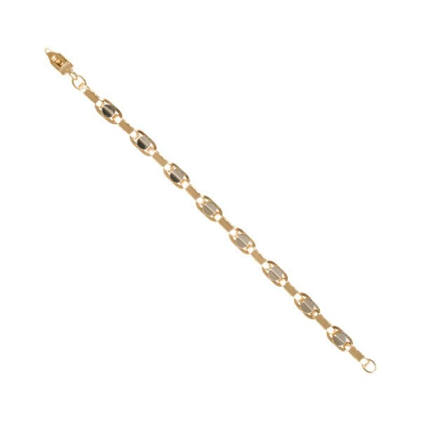 14 Ayar Altın Tasarım Erkek Bileklik